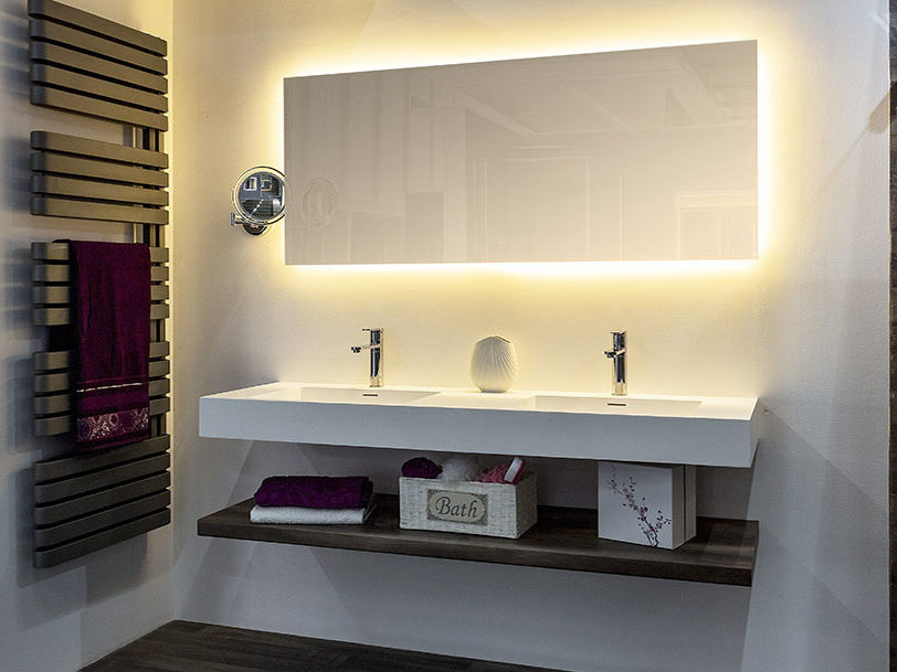 waschtisch-Waschbecken-Mineralguss